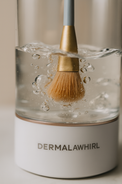 DermalaWhirl 3-in-1 Makeup Brush Cleaner & Dryer | USB-C 7000 RPM
