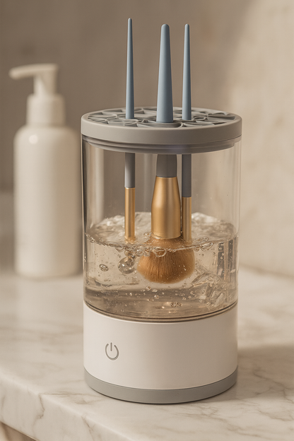 DermalaWhirl 3-in-1 Makeup Brush Cleaner & Dryer | USB-C 7000 RPM